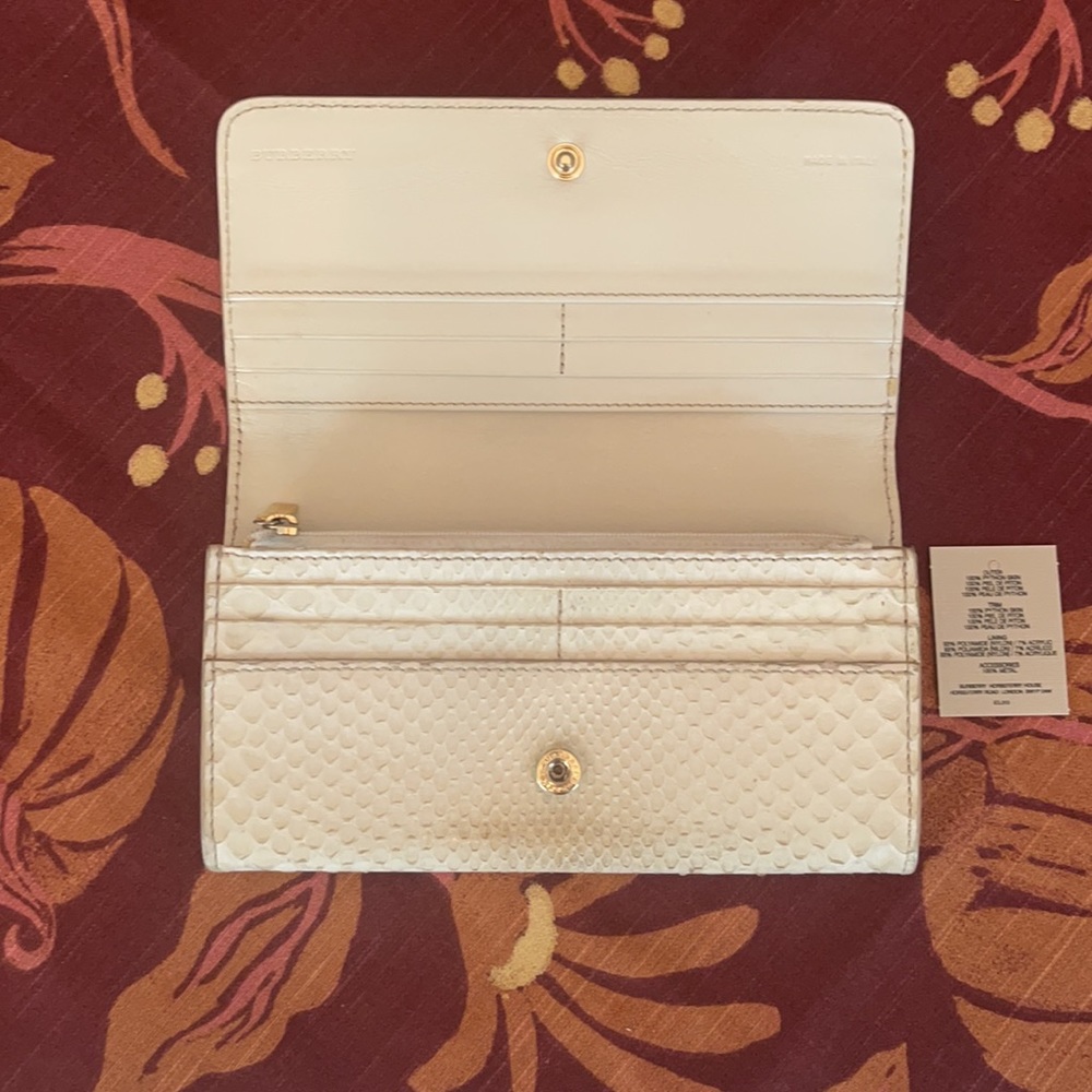 Burberry Python Skin Wallet - Picture 2 of 3